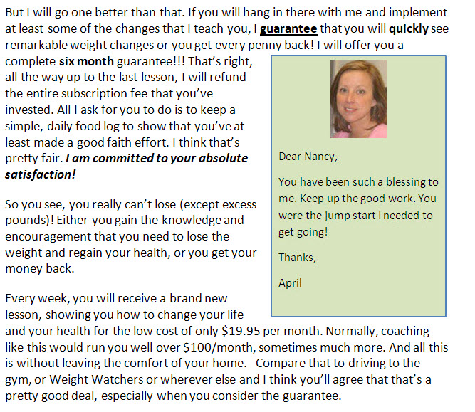 Weight Loss for Life