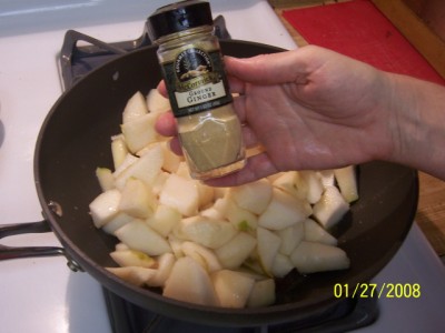 Nancy Walker, Healthy Eating, Sauteed Pears