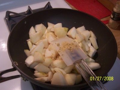 Nancy Walker, Healthy Eating, Sauteed Pears