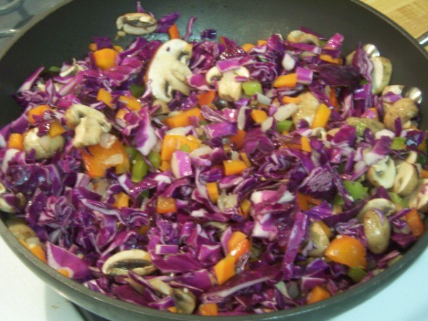 cabbage stir fry, nancy walker, healthy recipes