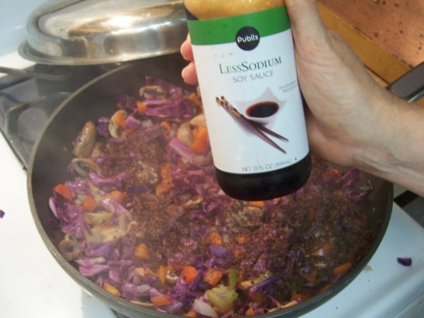 cabbage stir fry, nancy walker, healthy recipes