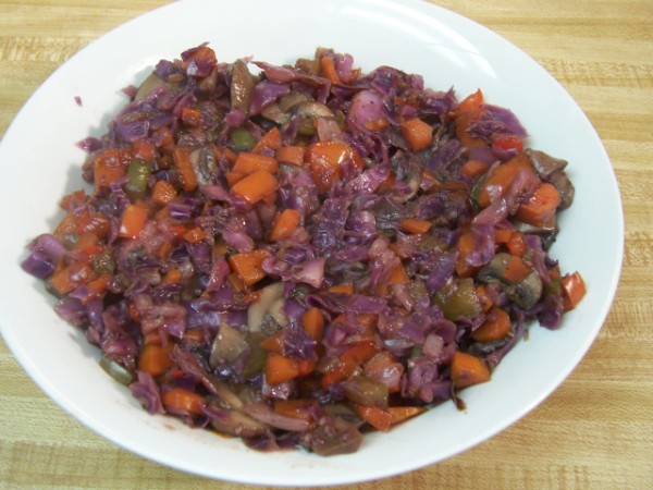 cabbage stir fry, nancy walker, healthy recipes